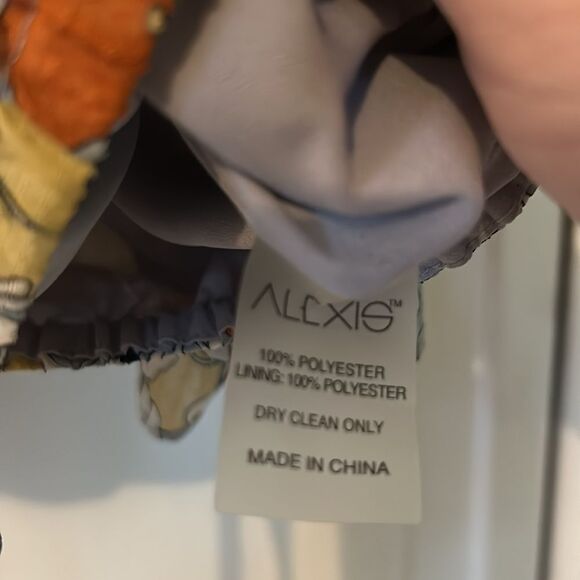 Alexis Adona Floral Chiffon Ruffle Off-Shoulder Crop Top - Picture 6 of 7